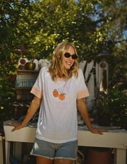 Sundry Ojai Boyfriend Tee in Optic White