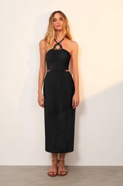 Jane Long Dress - Black