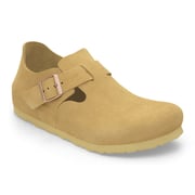 London Suede Leather Latte Cream