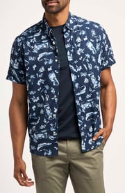 Jack Tailor Short-Sleeve Button Down Collar Shirt
