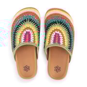 Bolinas Clog - Hand Crochet - Island Dusk