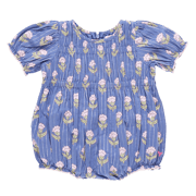 Baby Girls Waverly Bubble - Periwinkle Small Bud