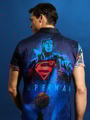 THE SUPERMAN™ x ROBERT GRAHAM MY HERO SHORT SLEEEVE BUTTON DOWN SHIRT