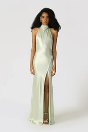 Penelope Backless Satin Gown