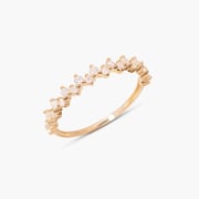 Lacy 14K Gold Diamond Ring