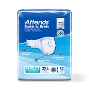 Attends Bariatric Briefs, 2XL, 3XL, 4XL, 5XL