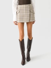 Simkhai Women's Payton Wrap Mini Skirt