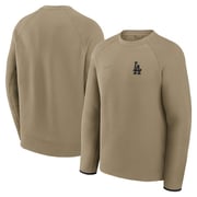 Men's Los Angeles Dodgers Nike Olive Tech Fleece Raglan Sweatshirt