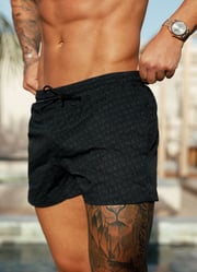 Gym King Marina 3" Swimshort - Black AOP