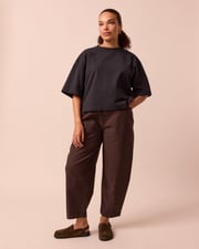 Remi Cocoa Gingham Denim Jeans