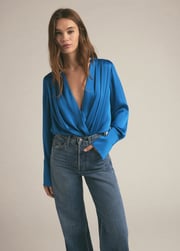 The Date Blouse | Sapphire