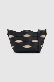 Leigh Ric Rac Crossbody Black