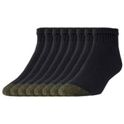 Men's GOLDTOE® 6-pack + 2 Bonus Cushioned Quarter Socks