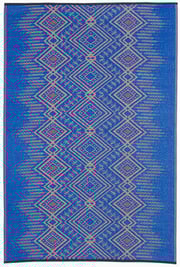 Jodhpur - Multi Blue Boho Outdoor Rug for Patio