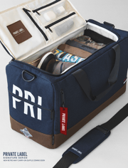 Retro Navy - Signature Series Carry On Travel Bag