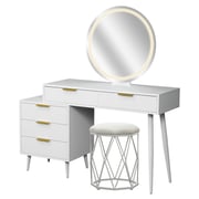 Serenity Dressing Table and Paisley Stool Package