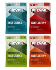 Variety Pack, Pack of 4 by PREVAIL Jerky