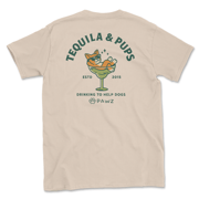 Tequila & Pups (Adult Short Sleeve T-Shirt)