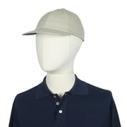 8-panel baseball cap in natural color linen