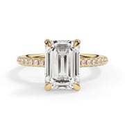 Oval Pave Engagement Ring