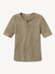 Marsh Fern Heirloom Rib Base Henley