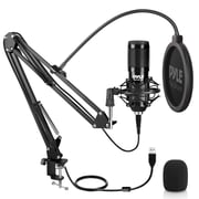 USB Microphone Kit - Studio Quality, Cardioid Condenser, Adjustable Stand