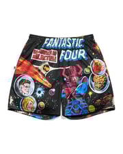 Fantastic Four vs Galactus Vintage Retro Shorts