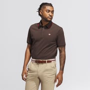 Originals Twistknit Trefoil Polo Dark Brown