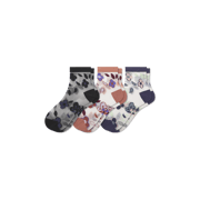Women’s Sheer Garden Party Quarter Sock 3-Pack 