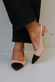 Mariella Heels-Nude/Black