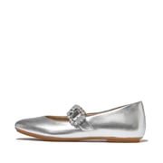 Women's Delicato Crystal-Buckle Leather Mary Jane | FitFlop US