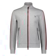 Messi Two Way Zip Knit Jacket - Heather Gray