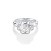 The Leonie Three Stone Engagement Ring