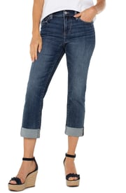 PETITE CHARLIE CROP WIDE ROLLED CUFF