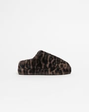 Misha Dark Leopard Slipper