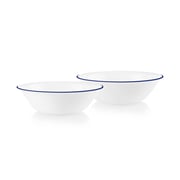 Corelle® Brilliant Blue Banded 1-quart Serving Bowls, 2-pack