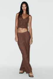 POINTELLE KNIT TOP
