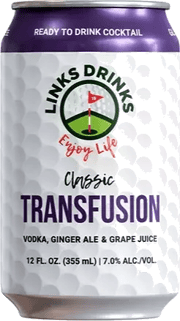 Links Drinks Back Nine Classic Transfusion Grape Cocktail