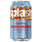 Splash Refresher™ Blood Orange Flavored Sparkling Water - Aluminum Can 12oz (24 Pack)