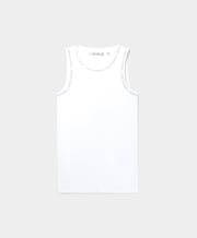 White Erib Tank Top Mens