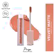 Simply Nam Velvet Matte Liquid Lipstick - Priya Peach Pink, 3X More Velvety,Transfer & Smudge-Proof