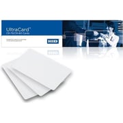 FARGO 82266 CR-80, 10mil Blank White PVC Cards with Paper Adhesive Back