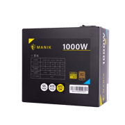 Manik 1000W Fully Modular Gold Power Supply – ATX 3.0 & PCIe 5.0 Ready