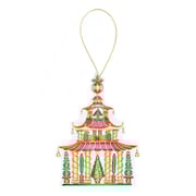 Christmas Pagoda Decorative Die-Cut Gift Tags - 4 Per Package