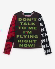 Chopova Lowena - Women's Don't Talk To Me Mesh Top - (Multi)