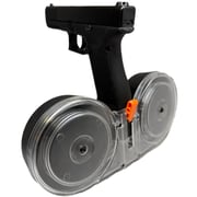 Glock Dual Drum Magazine 9mm 100 Round | RWB