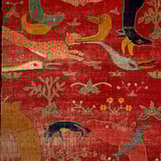 Animal Grotesques Mughal Carpet Fragment Digital Painting