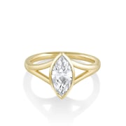 The Colette Marquise Split Shank Engagement Ring