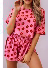 PINK FLORAL PJ SET