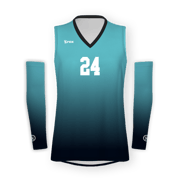 Fade Women's Sleeveless with Sleeves Sublimated Volleyball Jersey